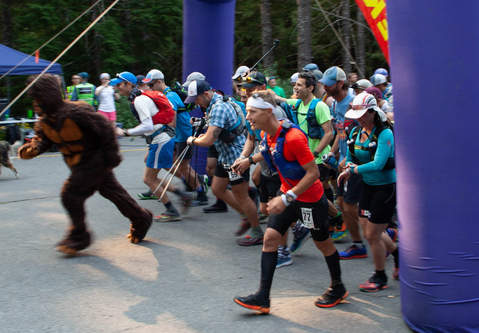 Lighting Up Squatch at the Bigfoot 200