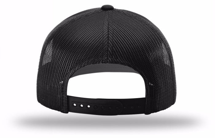 Kogalla UltRA snap-back trucker hat black/black back view