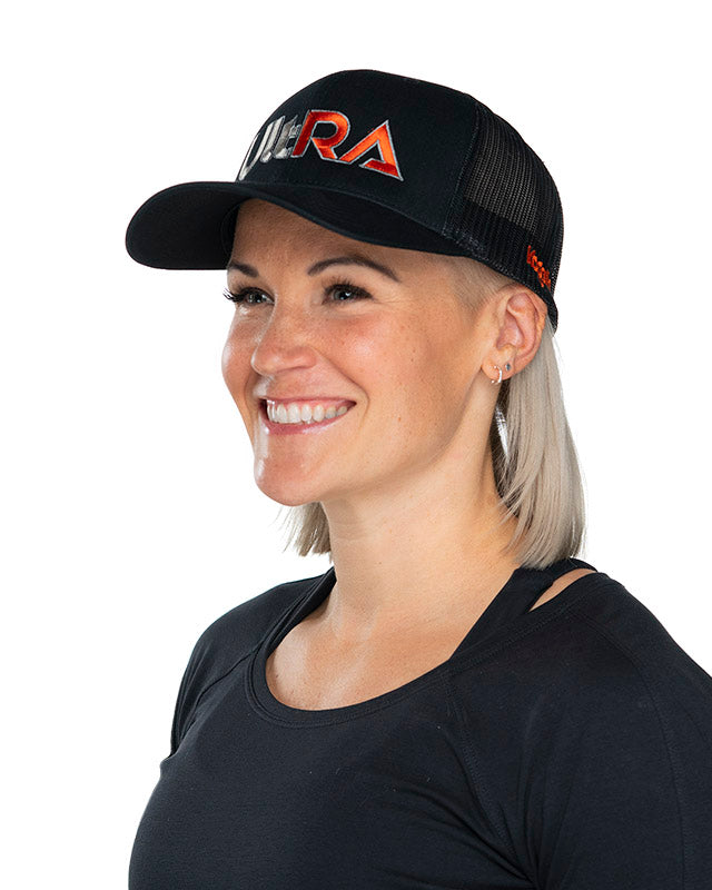 Kogalla Ultra Snap Back Trucker Hat (Black/Black)
